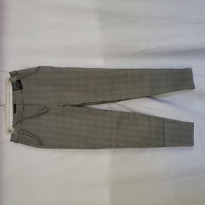 Missy Ruffle printed black onyx pants size small